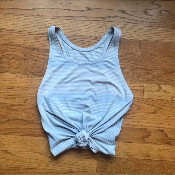 lululemon athletica Tops - Lululemon Studio Racerback Pastel Striped Tank